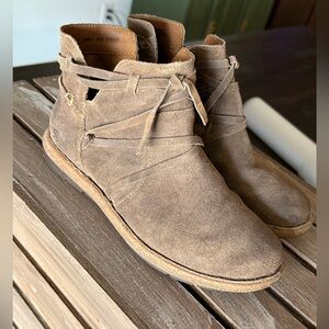 Born Brown Suede Ankle Boots